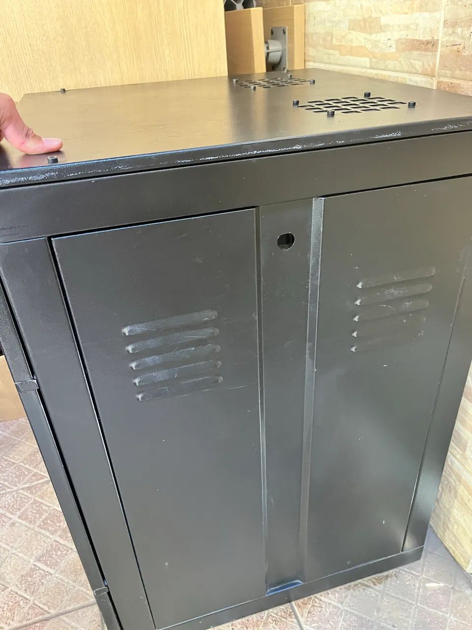 Rack Servidor 19" 16U Porta de Vidro + Switch D-Link 16 Portas - Foto 2