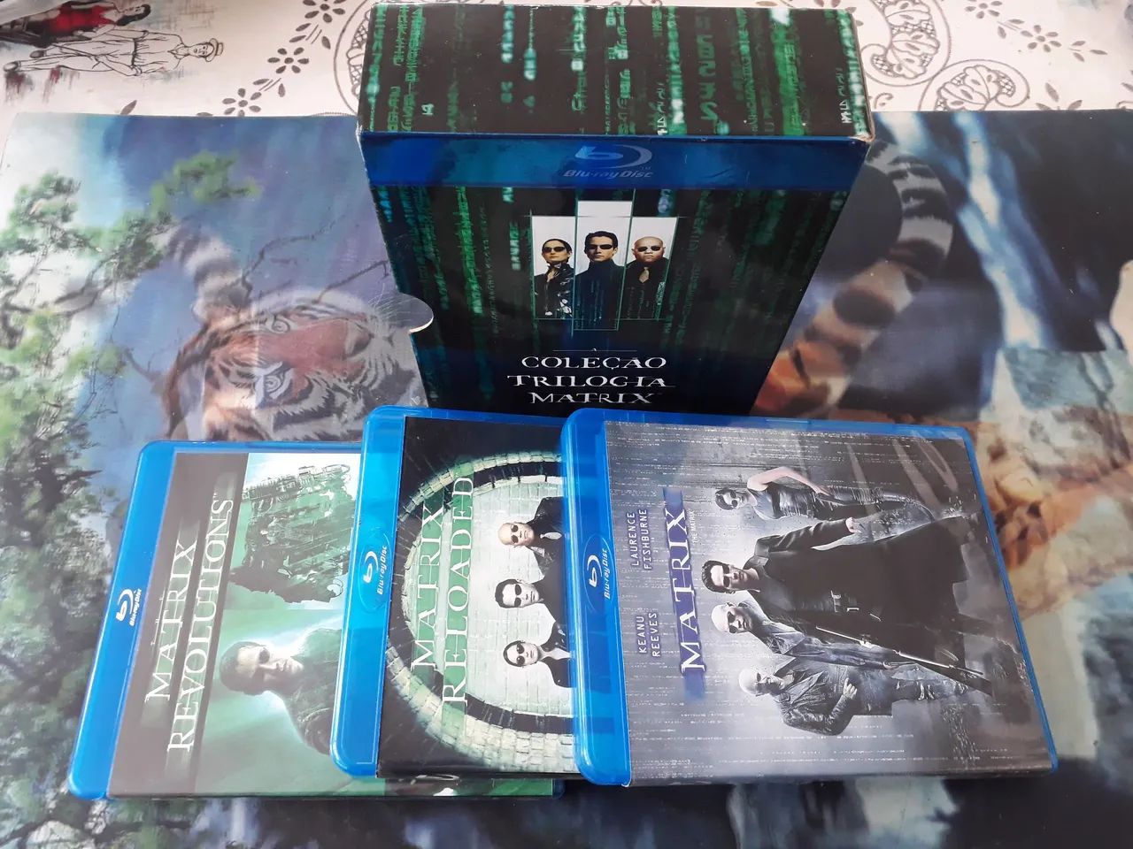  Trilogia Matrix em formato Blu-ray Disc. - Foto 3
