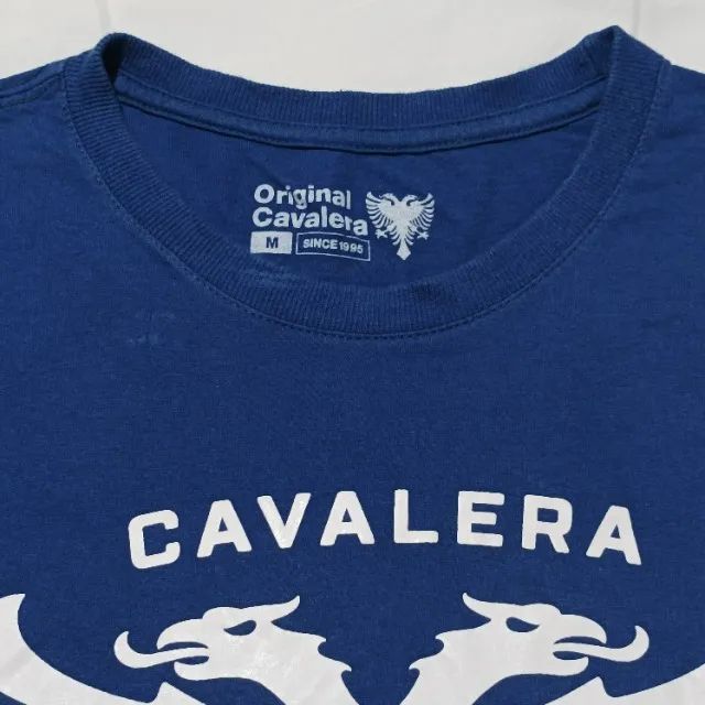 Camiseta Cavalera Azul M - Foto 4