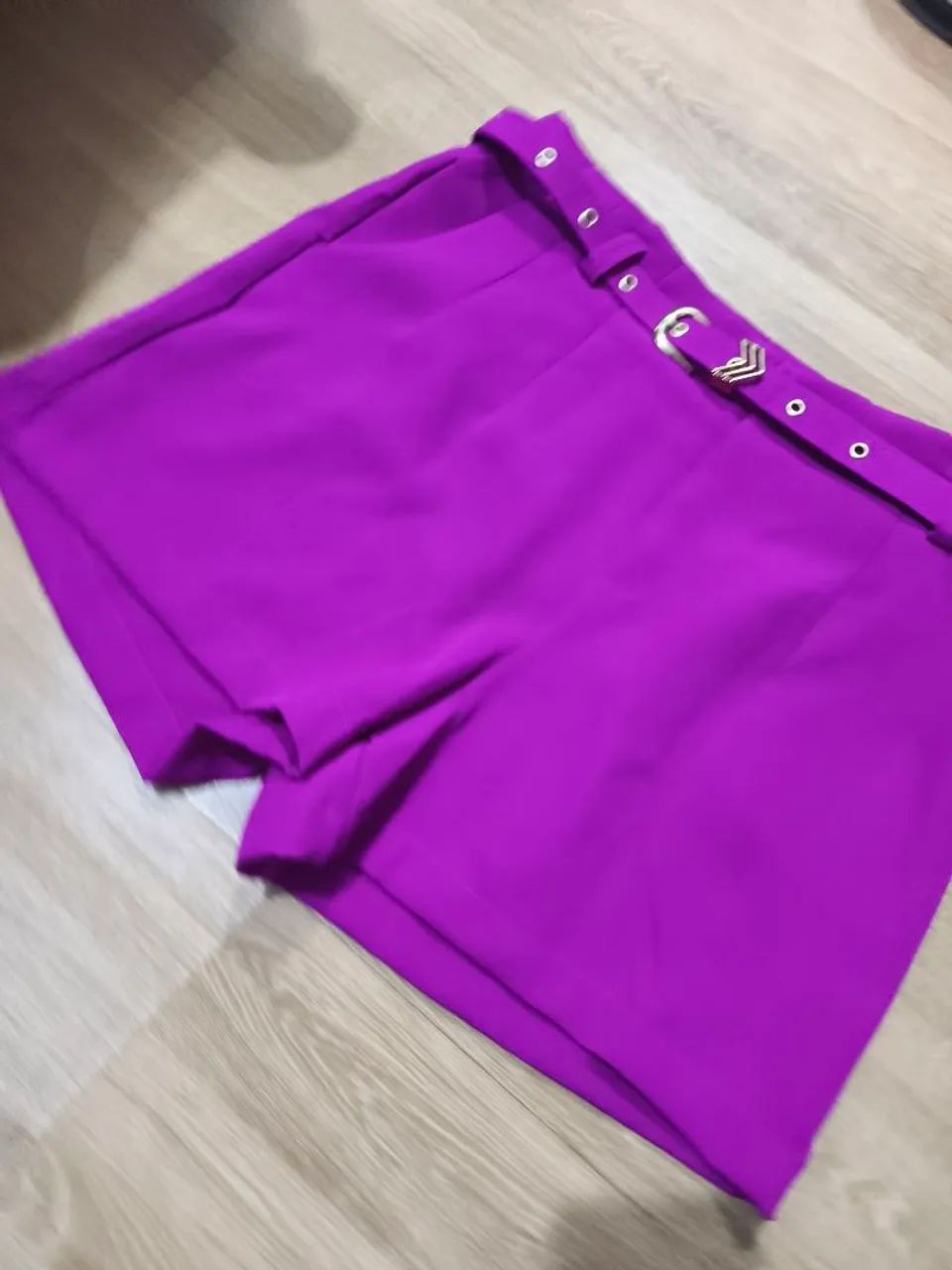 Short Alfaiataria Fúscia - Foto 4