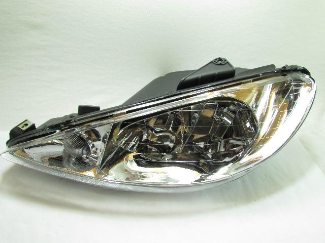 Farol Peugeot 206 Foco Duplo 2004 2005 2006 A 2010 Esquerdo - Foto 2