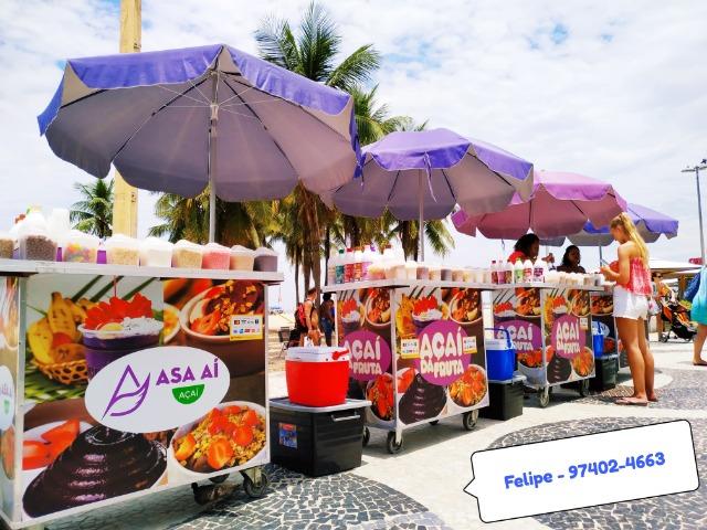 Carrinhos e Barracas de Açaí ! O Verão está Chegando ! Seja dono do seu Próprio Negócio !