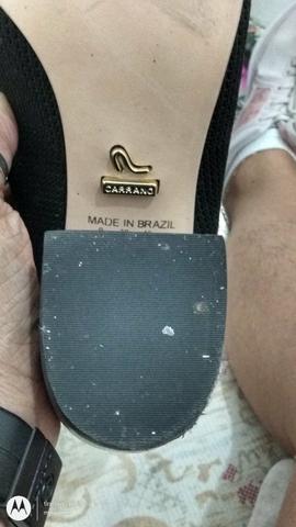 Bota preta cano curto (material stretch) - Foto 5