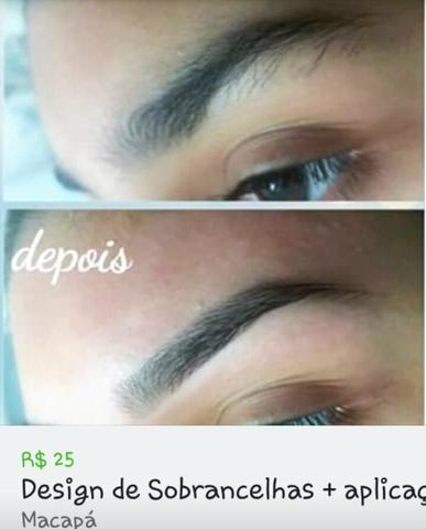 Promoção somente até essa semana designer de sobrancelha+rena por 17 reais