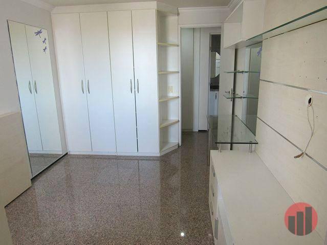 Apartamento com 3 dormitórios para alugar, 125 m² por R$ 1.700/mês - Meireles - Fortaleza/ - Foto 16