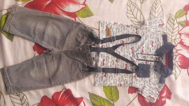 Roupas e sapatos bebe para menino,algumas semi novas - Foto 3