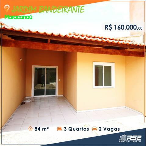 Casa Plana de 3 Quartos - Jardim Bandeirante - Documentos Inclusos - Foto 3