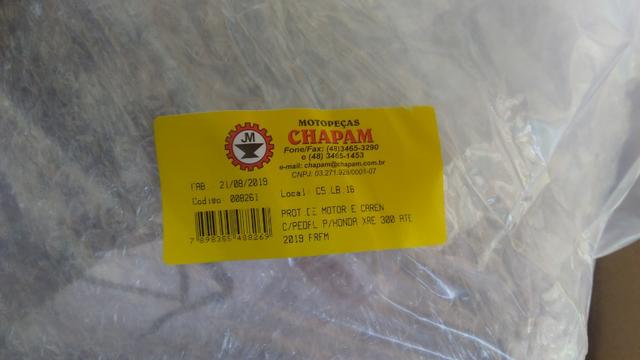 Protetor Chapam com reforço de quadro para XRE 300 modelo novo - Foto 4
