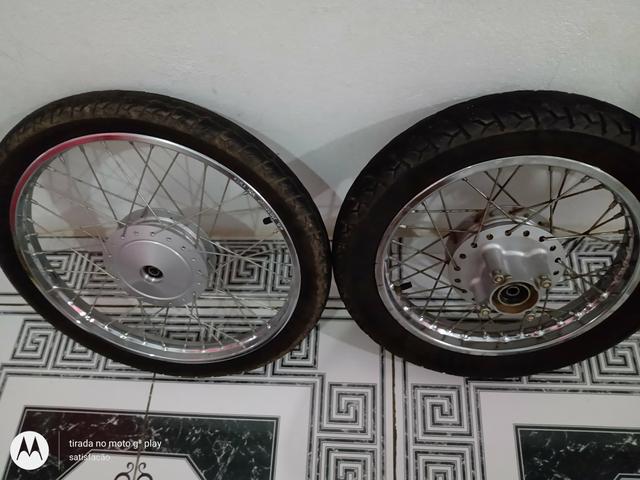 Vendo rodas da pop 110i - Foto 2