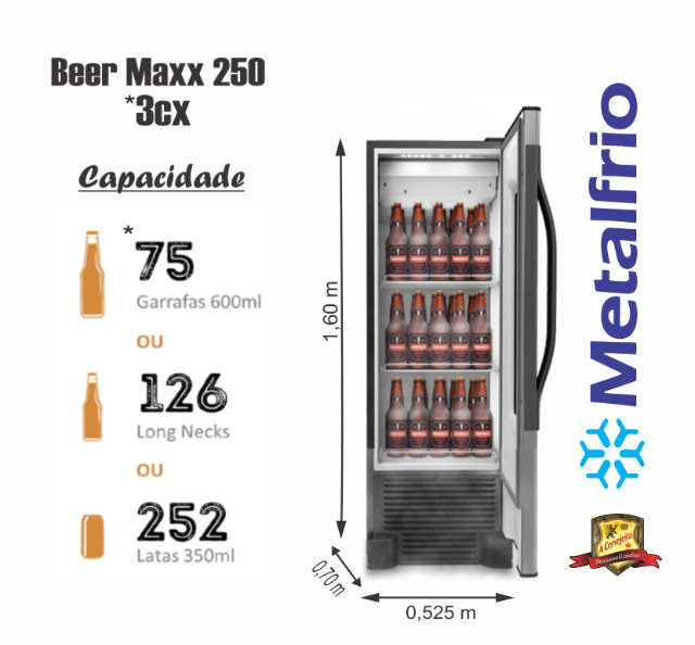 Cervejeira Beermaxx 230 ou 300 Metalfrio - Foto 3