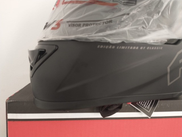 Capacete Top FW3 Classic Premium (viseira extra fumê) - Foto 4