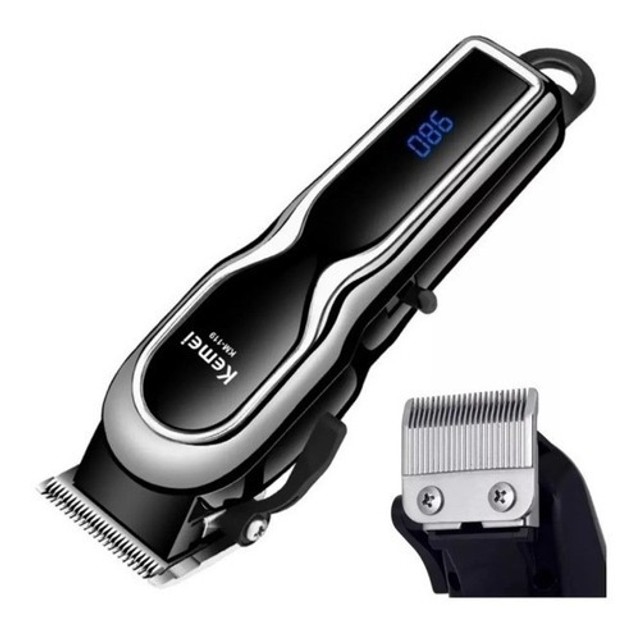 Cortador de cabelo Kemei KM-119 prata 110V/220V