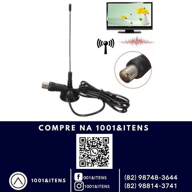 Antena Digital Interna Ultra Slim Uhf/hdtv Brasforma Shd-300