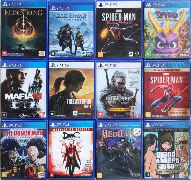 Jogos p/ PS4 & PS5 mídia física - Videogames - Paranoá, Brasília 1254113599