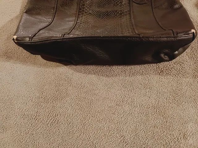 Bolsa preta sintético usada M - Foto 4