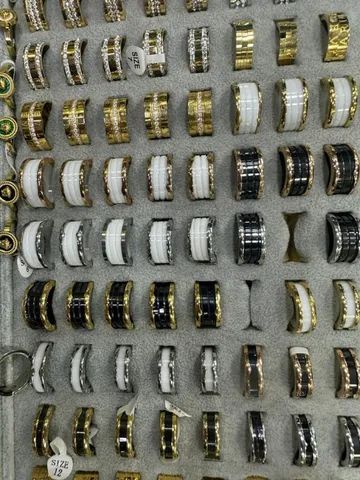 Alianças anel bvlgari com caixa original kit bvlgari - Foto 3