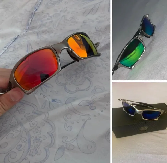 Óculos de Sol Oakley Juliet (Prata Lente Azul) PENNY 520