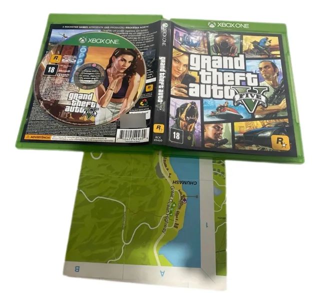 Grand Theft Auto V Xbox 360 - Mídia Física