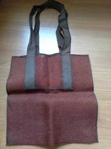 bolsa praia tecido de tela - Foto 3