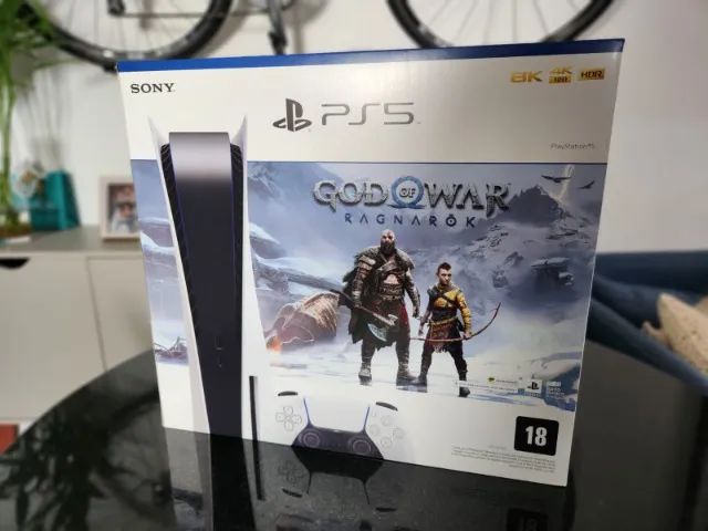 Playstation 5 Midia Fisica - Bundle God Of War Ragnarok