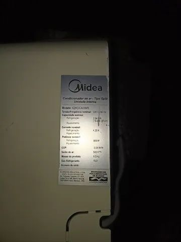 Vendo Ar condicionado Midea split 9000btu's - Foto 5