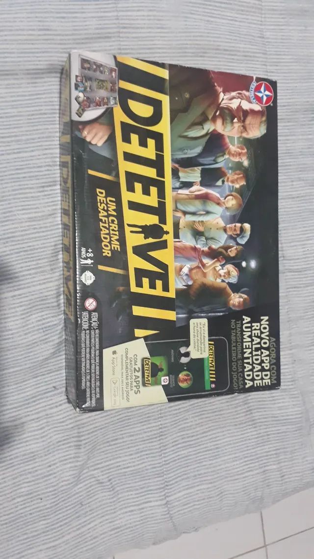 Jogo De Tabuleiro Detetive Estrela 1ª Versão - R$ 400