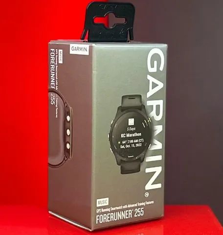 Relógio Monitor Cardíaco Garmin GPS Forerunner 255 Music