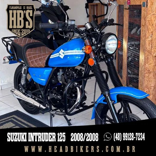 Suzuki Intruder 125 Cafe  Intruder 125, Intruder 125 customizada