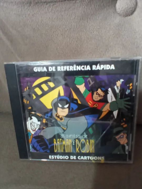 CD-Rom As aventuras de Batman e Robin Estudio de cartoons