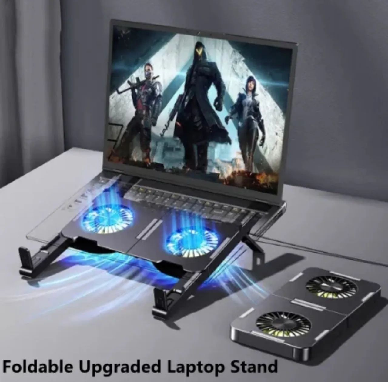 Suporte dobrável com cooler para Notebook - Foto 2