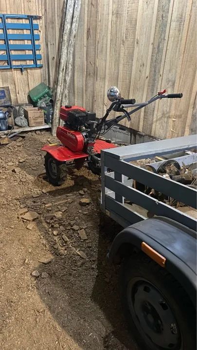 Motocultivador-tratorito branco bttg-6,5  - Foto 6