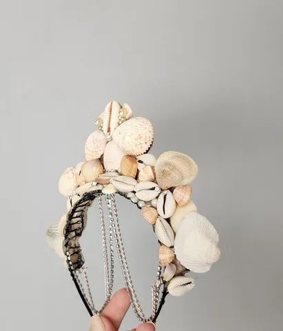 Tiara de Carnaval (Conchas Naturais)
