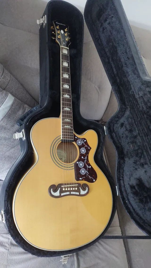 Violão Epiphone EJ 200 CE GOLD - Foto 2