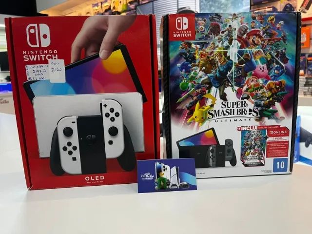 nintendo switch oled, oled, nintendo, novo e seminovo - Foto 2