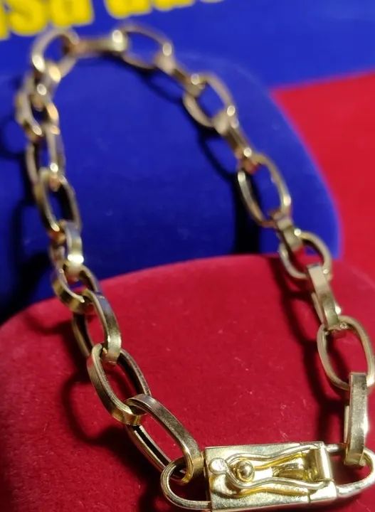 Pulseira Ouro 18 Kilates Peso 6.80 Gramas 5 mm Oca                                        