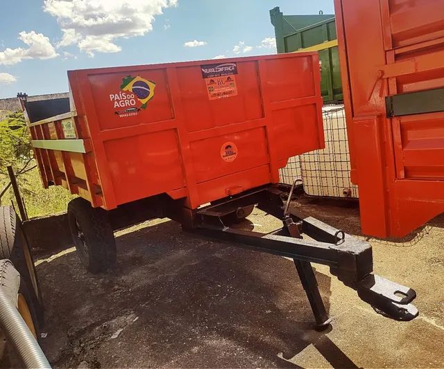 Carreta Agrícola basculante Hidráulica pra  3 toneladas e 7 toneladas