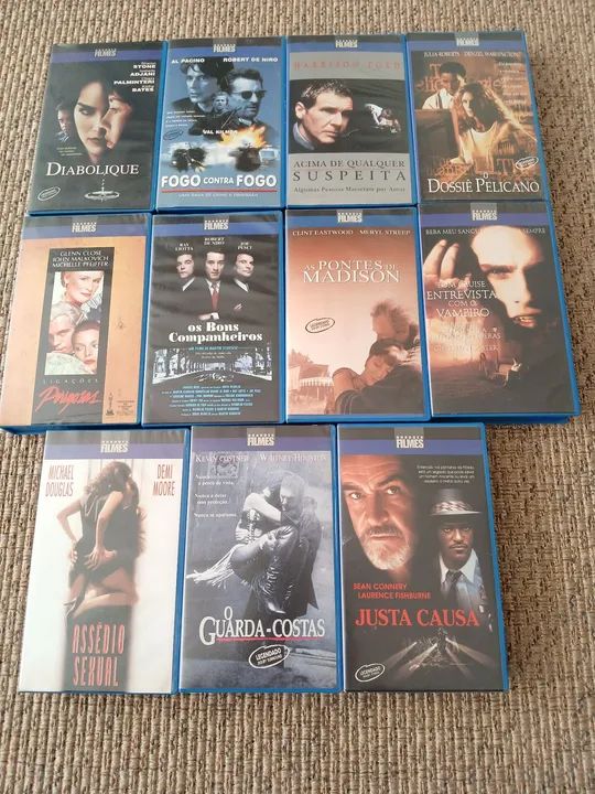 Lote Com 11 Fitas Vhs da Warner - Novíssimas