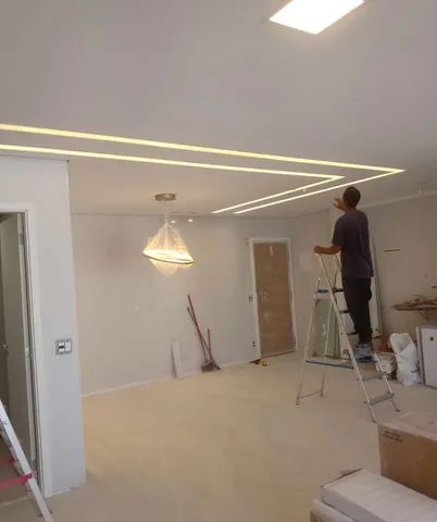 Transforme seu ambiente com sanca e forro de drywall  - Foto 5