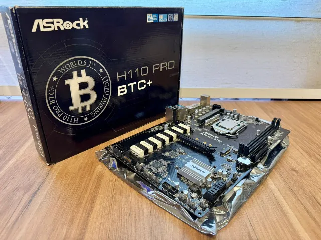 Kit Placa-mãe ASRock H110 Pro BTC+ + Intel Celeron G3930