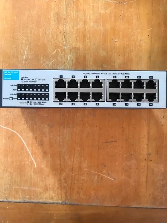 HP Switch Gigabit 16 portas 