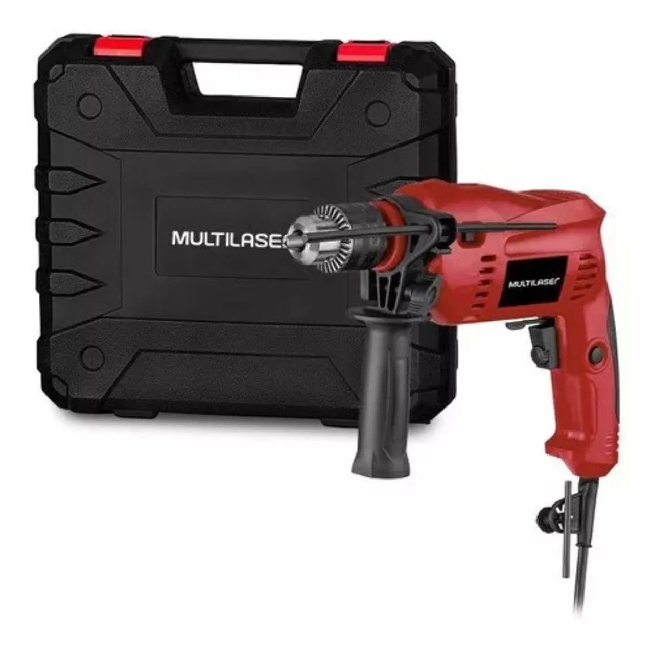 Furadeira de impacto 1/2" 13mm  e Parafusadeura c/ Maleta e acessórios 650w-220v - Foto 5