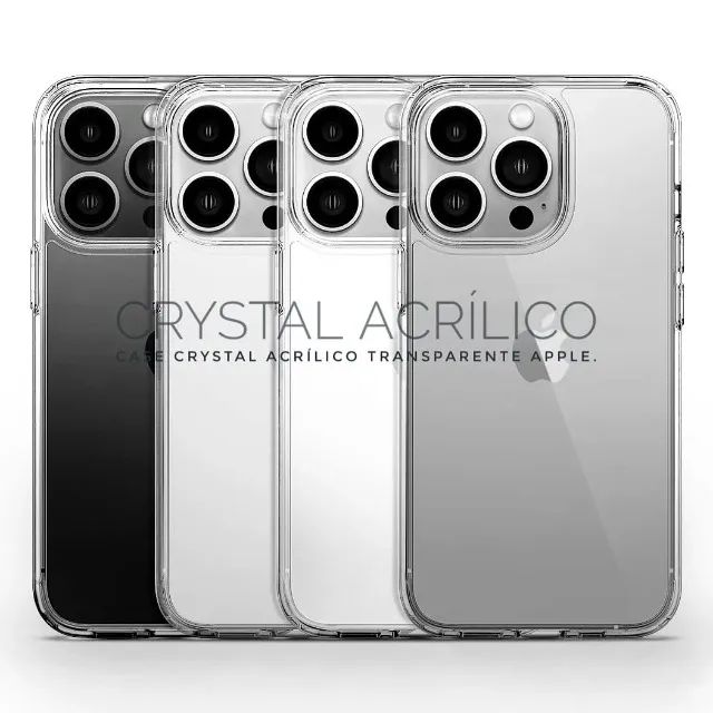 Capa 100% Acrilica para Iphone 16 pro max