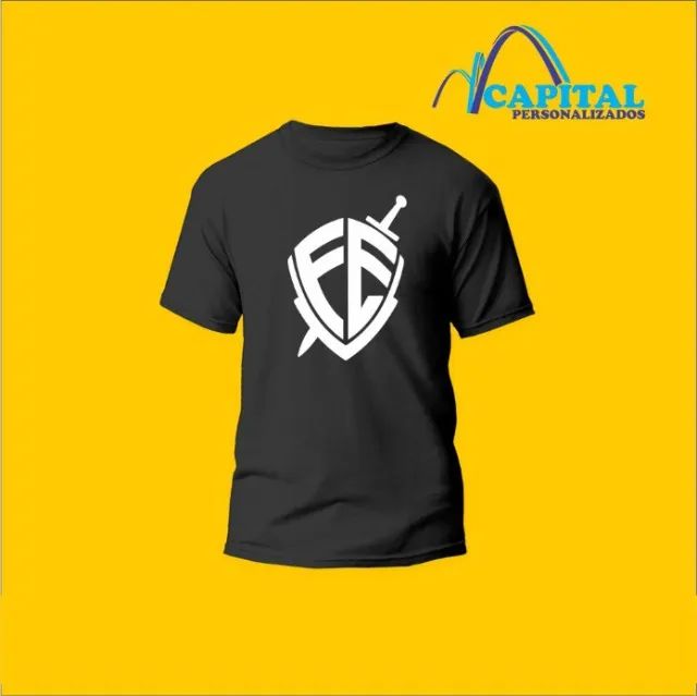 camisa preta personalizada - Foto 3