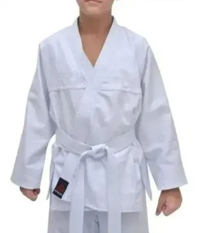 kimonos Novos infantis brim Jiu Jitsu ou Judô - Somos fabricantes - Foto 6