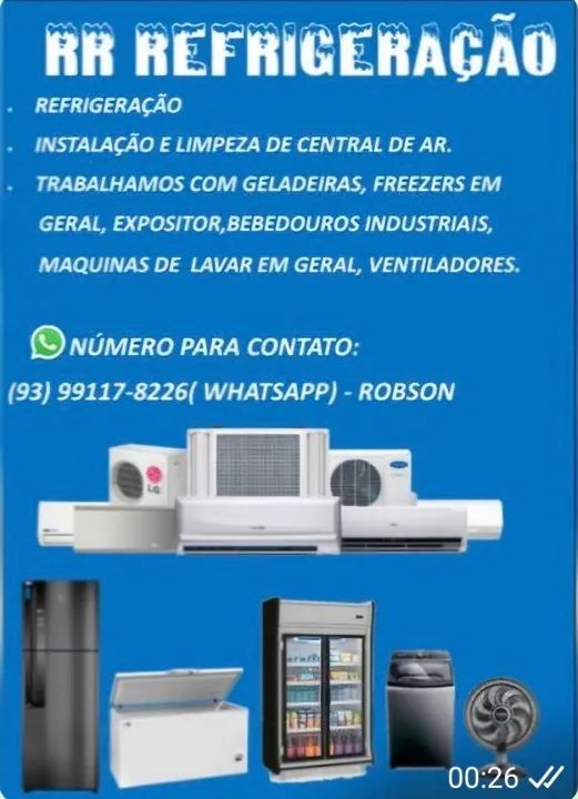 RR Refrigeração | Conserto de Geladeiras | Máquinas de Lavar | Goiânia