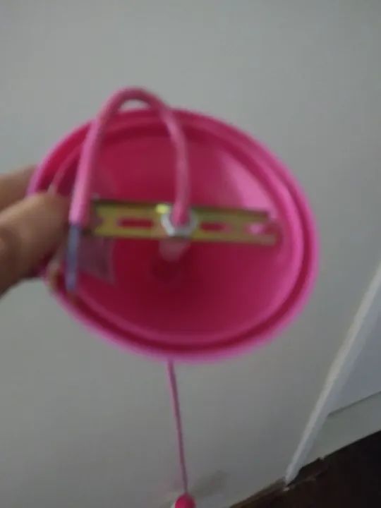 Luminária pendente rosa  - Foto 2