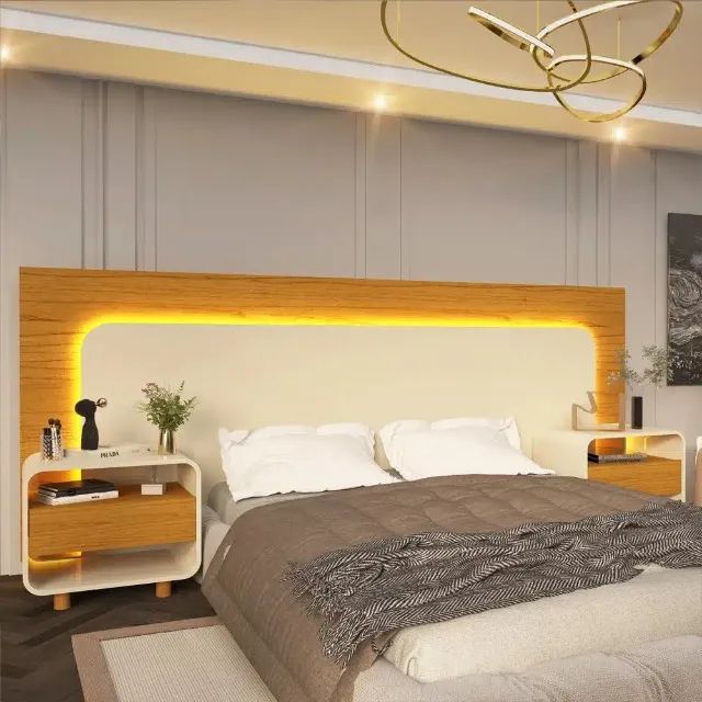 Cabeceira Innova 140/160/195 com LED 