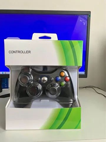 Controle XBOX 360 USB PC ou notebook, COM FIO