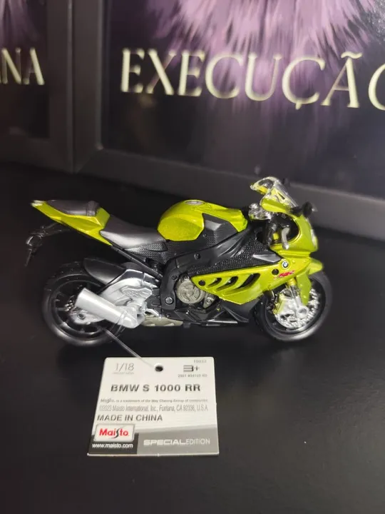Miniatura De Moto Bmw S1000rr Maisto Escala 1/18