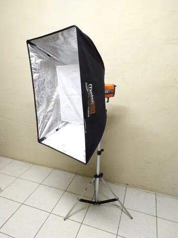 Kit Flash + Modificadores + Tripé MAKO para estúdio. - Foto 5